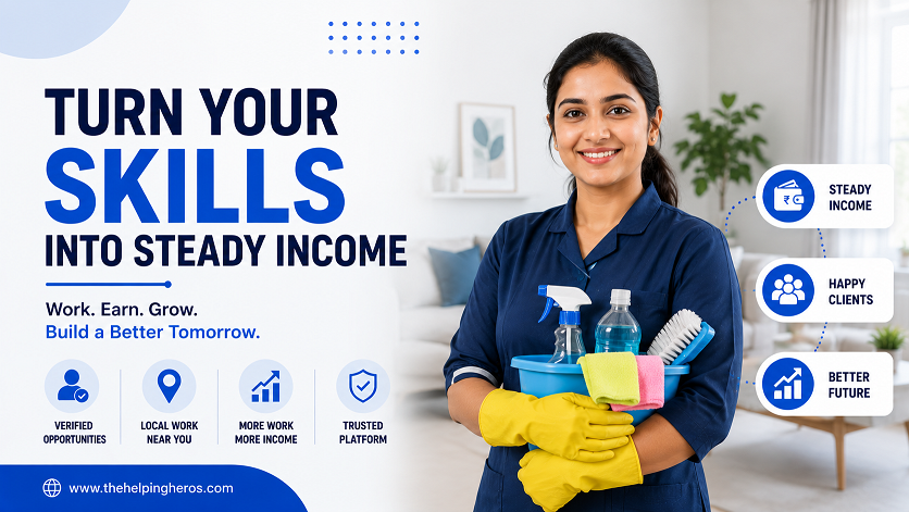 Turn Your Skills into Steady Income with Helping Heros